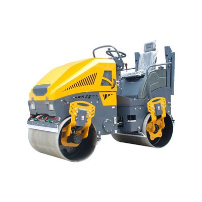 1t 2t 3 Ton Double Drum Road Roller with 11.5kw Power and Hydraulic Drive Method