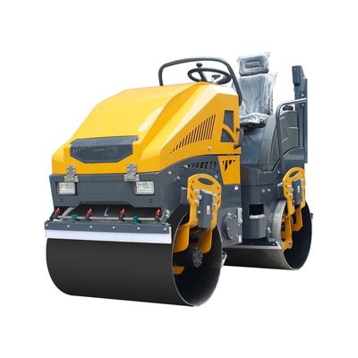 1t 2t 3 Ton Double Drum Road Roller with 11.5kw Power and Hydraulic Drive Method