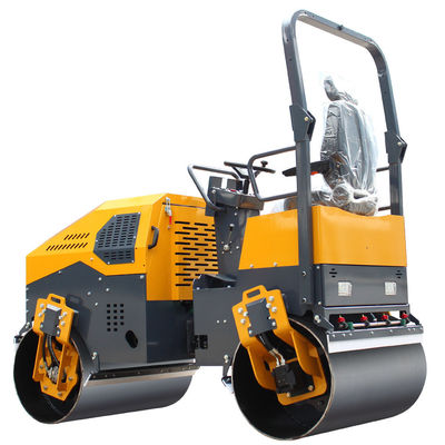 Single Cylinder Engine Type Vibratory Roller for EPA Double Drum Fully Hydraulic Asphalt