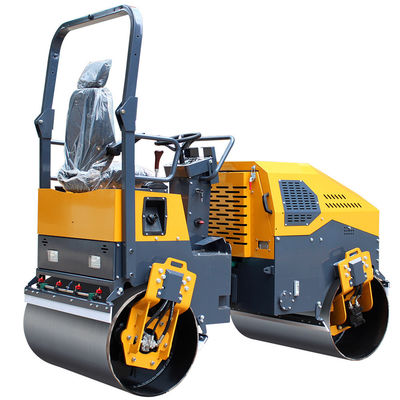 Single Cylinder Engine Type Vibratory Roller for EPA Double Drum Fully Hydraulic Asphalt