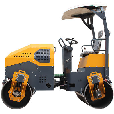 Single Cylinder Engine Type Vibratory Roller for EPA Double Drum Fully Hydraulic Asphalt