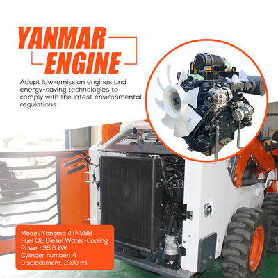 Fast Delivery Skid Steer Skid Steer Loader Multifunctional Hydraulic Compact Skid Steer Loader With Track
