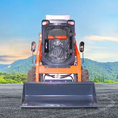 Super Power Electric Mini Skid Steer Loader Compact Skid Steer Loader Front Mini Loader